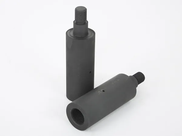 Vacuum furnace graphite part connecting rods for industrial equipment connection.