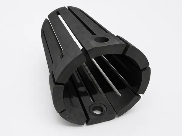 High temperature resistant vacuum furnace graphite part for heating application.